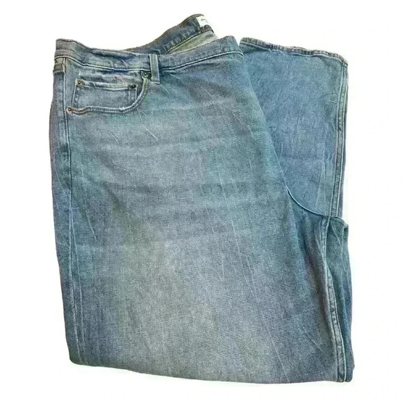 NWT Abercrombie & Fitch Ankle Straight High Rise Jeans Size 37 - Picture 2 of 5